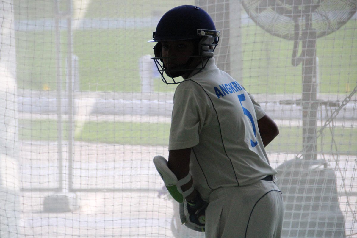 ICCAcademy's tweet photo. Angkrish came all the way from New Delhi to work on his technique facing the #ProBatter last week #HomeofEliteCricket http://t.co/2bkhzupYCo
