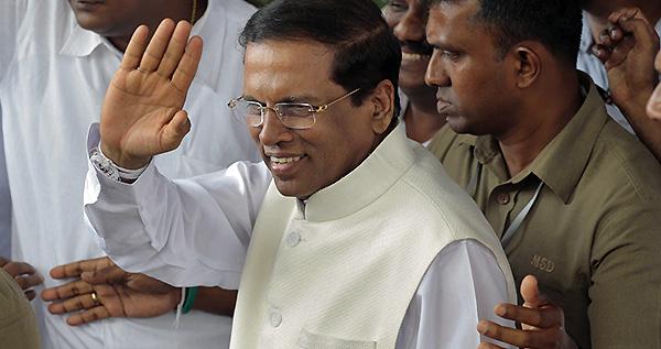 AsCorrespondent's tweet photo. Opposition candidate Maithripala Sirisena elected #SriLanka's new president http://t.co/8nVHghvFk7 #slprespoll #lka http://t.co/x5xijYvgN1
