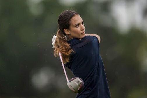 TheClub's tweet photo. Retweet if you'd love to play a round with Jessica Alba... http://t.co/LMX7DE6FOq