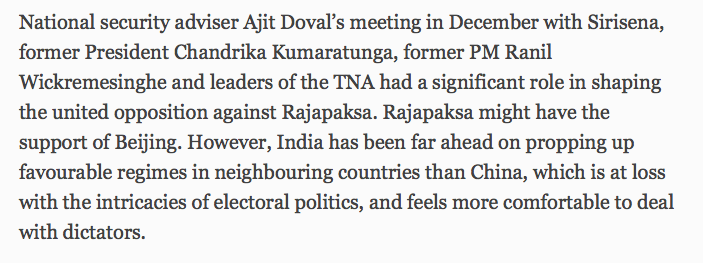 JaskiratSB's tweet photo. Well! Turns our NSA Doval had an interesting meeting with Sirisena last month.
#slprespoll
http://t.co/ehUOcVDCRy http://t.co/9pCK3BEtfF