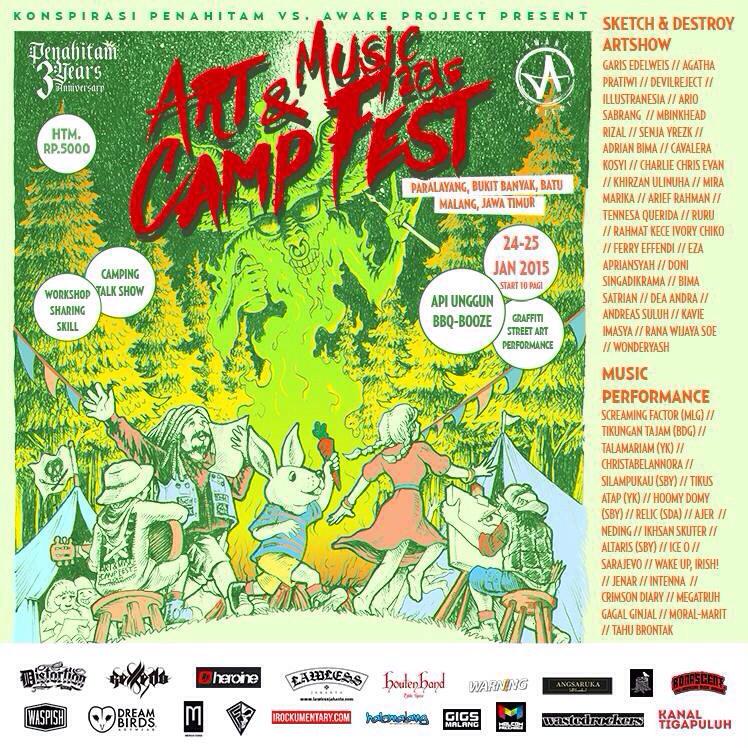 RimaumanMusic's tweet photo. We support ART &amp; MUSIC CAMP FEST 2015 (24-25 Januari 2015 di Batu, Malang) &amp; you should too! 
Follow @penahitam_arts http://t.co/eir8AkSHVw