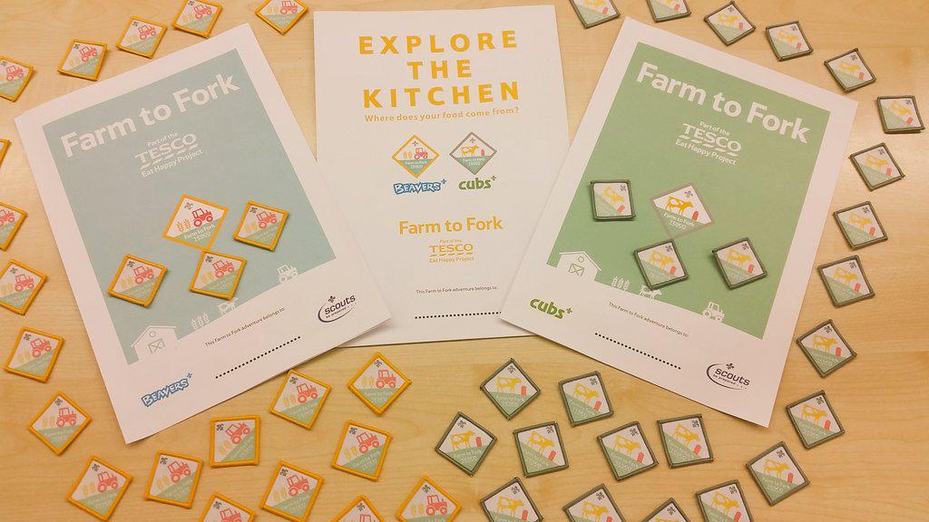 AshPledger's tweet photo. Great News Beaver &amp; Cub Groups can now gain badges through Tesco &amp; Farm2Fork email chichester@eathappyproject.com http://t.co/lxW72zL8L5