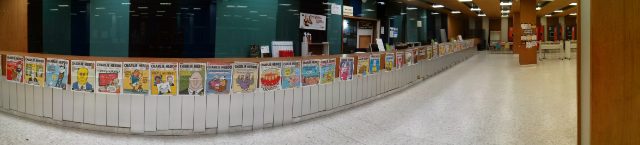 magalibarc's tweet photo. Bravo ! "@SCD_Poitiers: Les couvertures de #CharlieHebdo s'affichent à la BU Droit-Lettres de Poitiers http://t.co/077ehxmF0J"