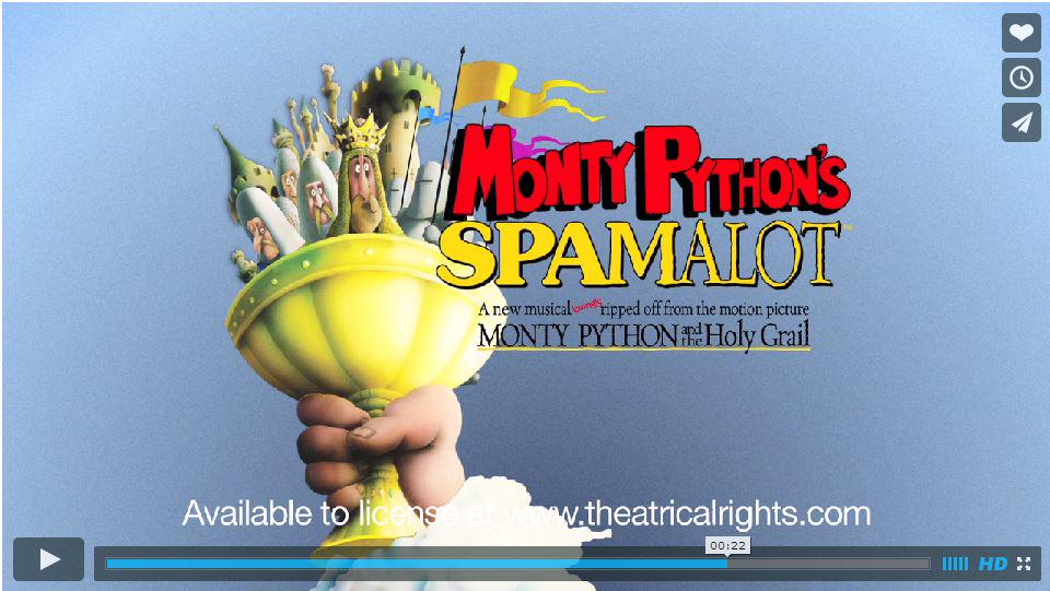ScenePartner's tweet image. 14 minutes of Spammy goodness! youtu.be/NuAggehcX0Q @TRWMusicals #Spamalot #bestcoffeebreakever