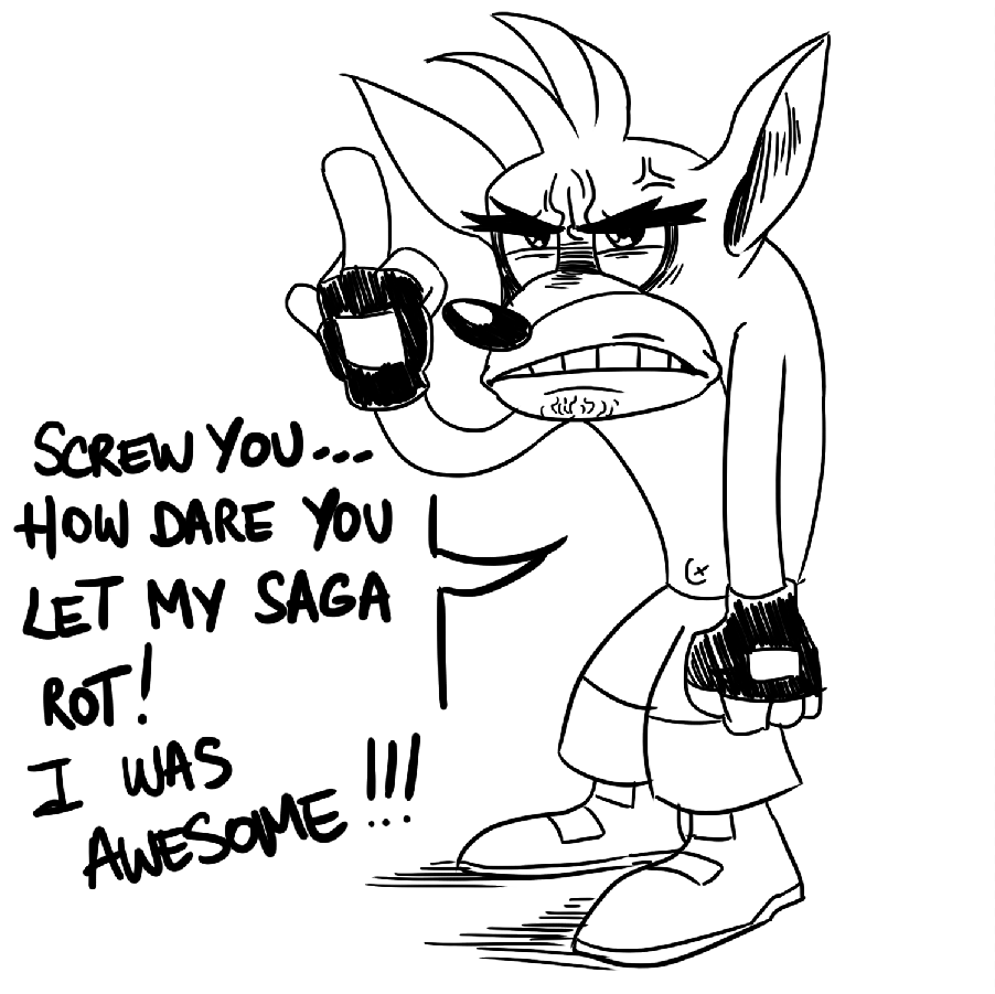 DzoHo's tweet image. #Doodle 25: #NerverForget #CrashBandicoot #AGDQ2015  #AGDQ2015FR