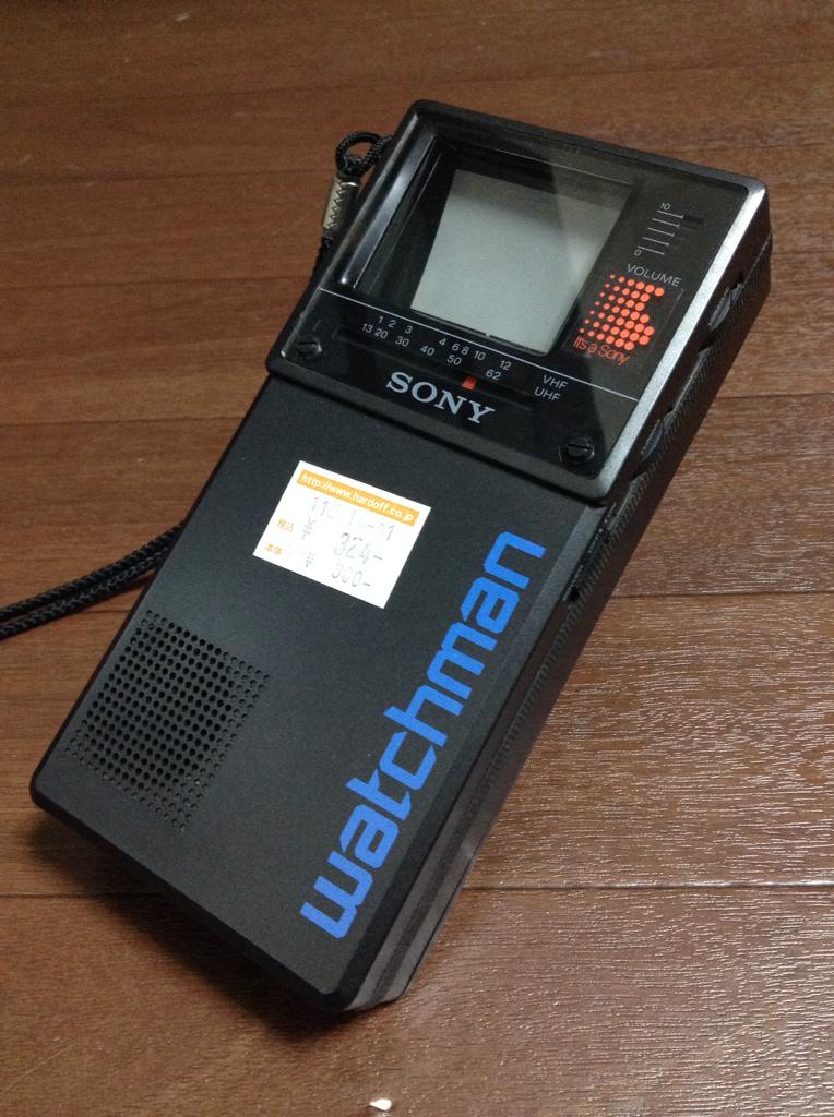 動作品 SONY FD-20 watchman SONYの