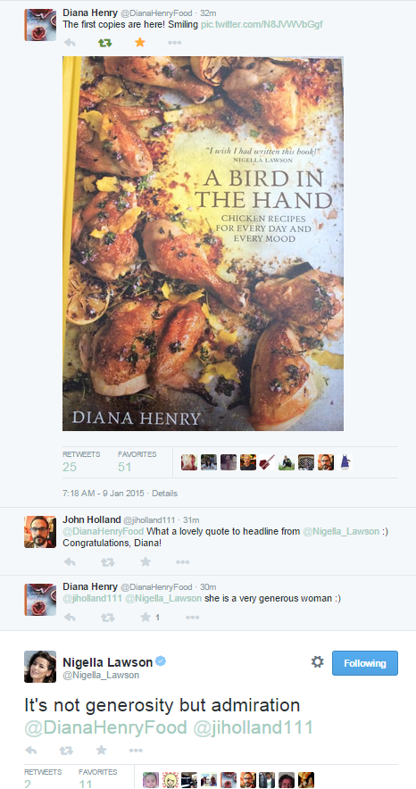 HonestlyKarla's tweet photo. Gracious souls and gracious words @DianaHenryFood @Nigella_Lawson #TrueGoddesses #FoodiesForever http://t.co/RLo0Lx1mt0