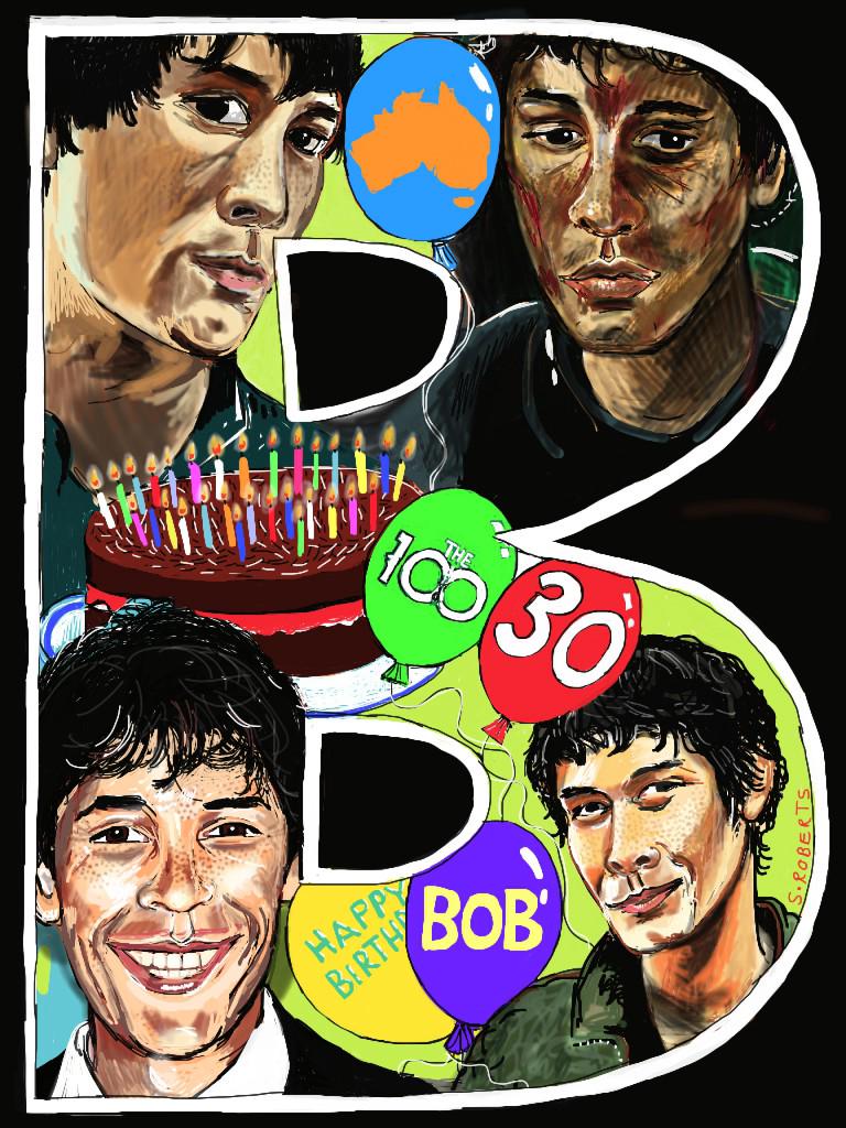 sarano4471's tweet photo. Montage of Bob/Bellamy I drew to celebrate Bob's birthday! Hope you like it @WildpipM @The100writers #the100 http://t.co/qMDLJaRghG