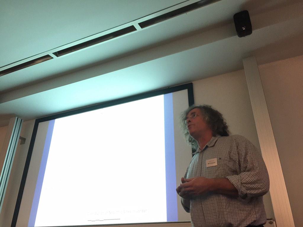 Bill Finlayson and Cheryl Makarewicz giving a talk on Beidha at #BANEA2015