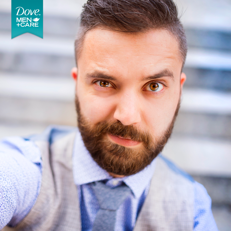 Dove_men's tweet photo. ¿Es real? Bájele a las selfies. http://t.co/0J1VTNeFYl