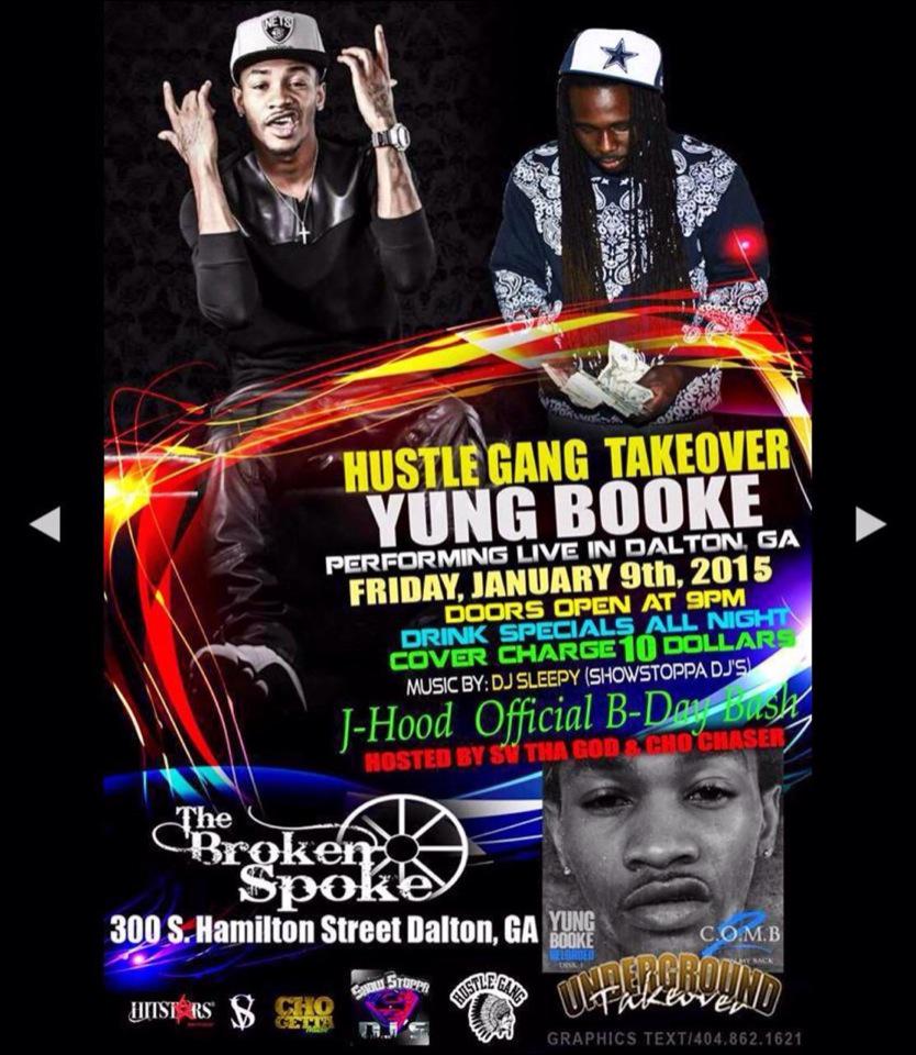 Tip's tweet photo. Tonight @brokenspoke.@iamyungbooke performing live... #hustlegang takeover #daltongastandup http://t.co/FZvcSXgkJX