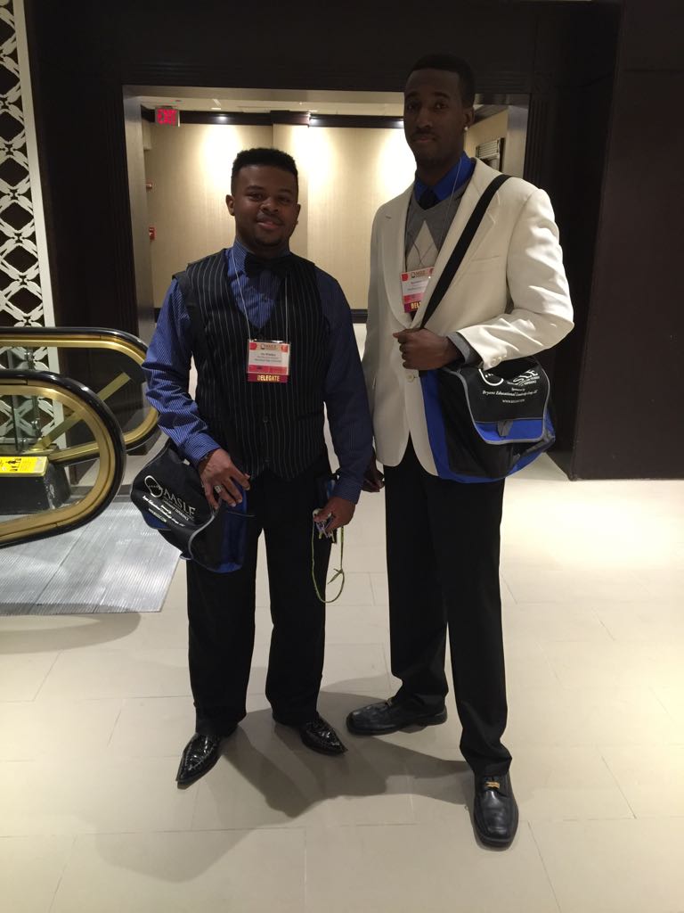 MSU_Dreams's tweet photo. RT @MSU_MEN: @msu_men representing at #AASLE2015 http://t.co/IBL6Dy8cwD