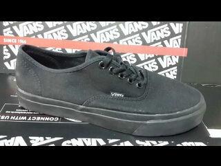 Replika Vans Authentic Full black sz 5-10|260K