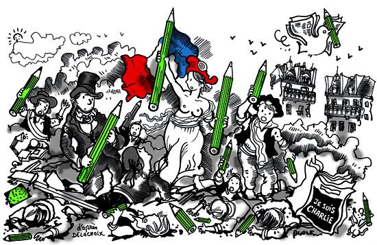 LA LIBERTÉ SERA TOUJOURS LA PLUS FORTE. Dessin du Monde de ce vendredi.