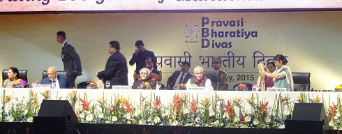 Hon'ble Vice President Of India Shri Md Hamid Ansari at #PBD2015. Watch him live at bit.ly/14yPpCs