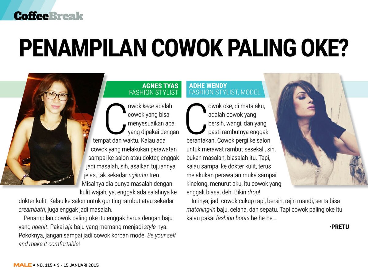 detikcom's tweet photo. #CoffeBreak Seperti apa penampilan seorang pria yang menarik di mata wanita? http://t.co/wEw3nAVNYa http://t.co/kslTvsxdkY