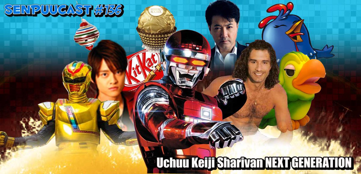 senpuucast's tweet photo. Os V-Cinema dos #UchuuKeiji estão aí e nosso tema de hoje é o Metal Hero Kit Kat, #Sharivan! http://t.co/FRFel12656 http://t.co/RlKnpekShw