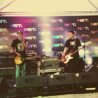 Satu foto dari #RIC2014 di Net Stage #latepost walaupun kecil panggungnya tapi tetap bahagia :D