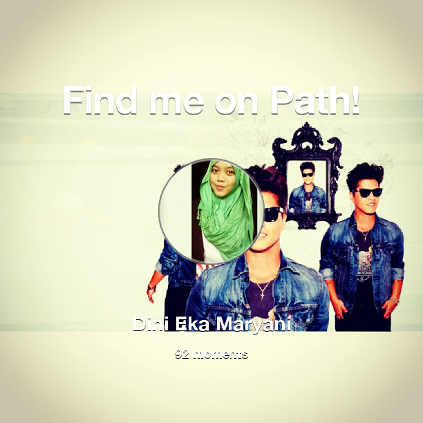 diniekam's tweet photo. I've shared 92 memories with my friends on #Path - see them now at http://t.co/cNkpMss6TF! #thepersonalnetwork http://t.co/SMbiWqImDj