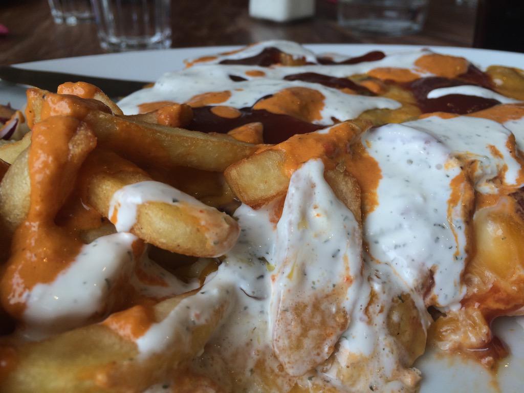 mclsuk's tweet photo. Parmo Heaven for @Michael_Ivey's lunch. http://t.co/z5fk3s1abq