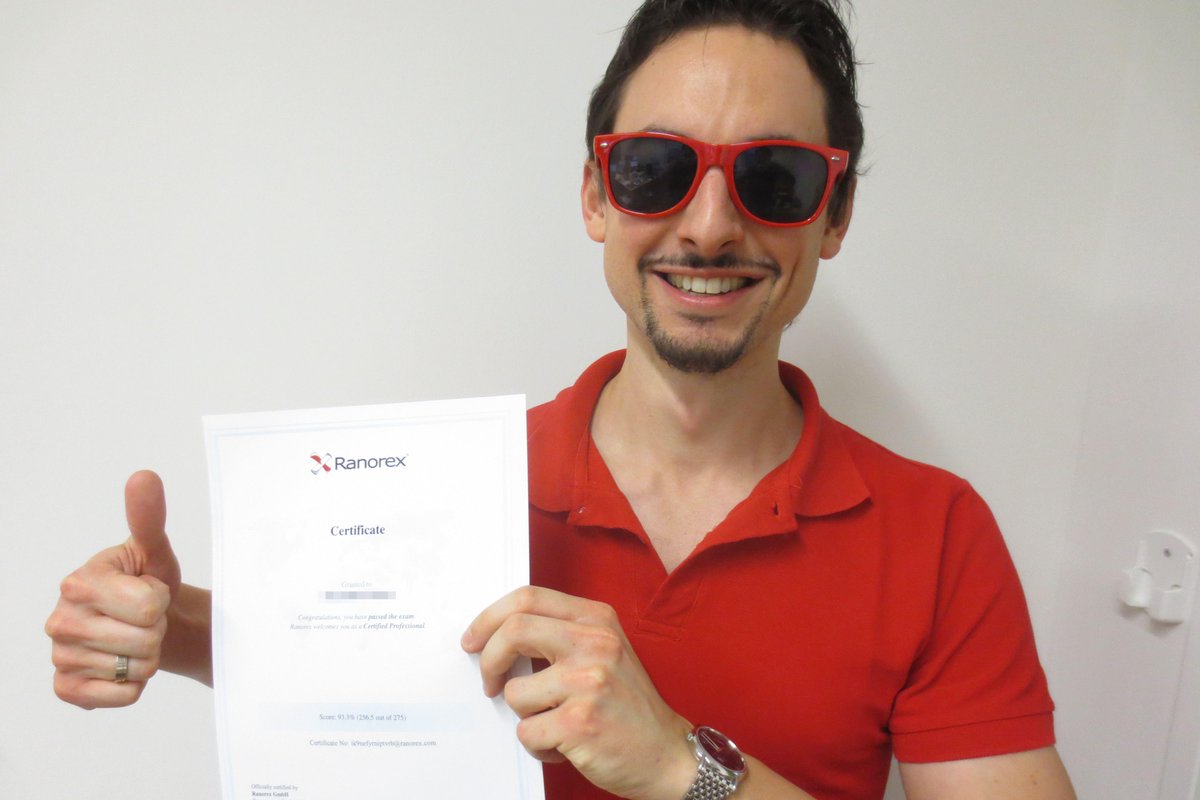 Ranorex's tweet photo. Congrats to @Ranorex Certified Pro Alex! We got the next #ranorexcertification pic &amp; we like it! Want to see more. http://t.co/8SLejKJ5Vc