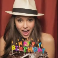  Hi my queen !!  I LOVE YOU SO MUCH !! Happy Birthday Nina Dobrev From Brazil 