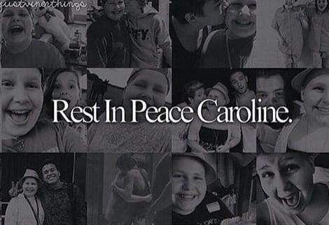 mrx5563's tweet photo. Heaven gained an angel today. Rest in paradise Caroline. You and your beautiful smile will always be remembered ❤️ http://t.co/Lz7WPu8S5m