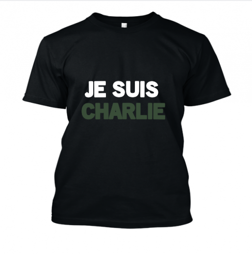 CrowdTRetail's tweet photo. Support Freedom Of Expression. Support #CharlieHebdo by buying this tshirt #JeSuisCharlie http://t.co/elTaFR4ohy http://t.co/NCXnQ5ScCI