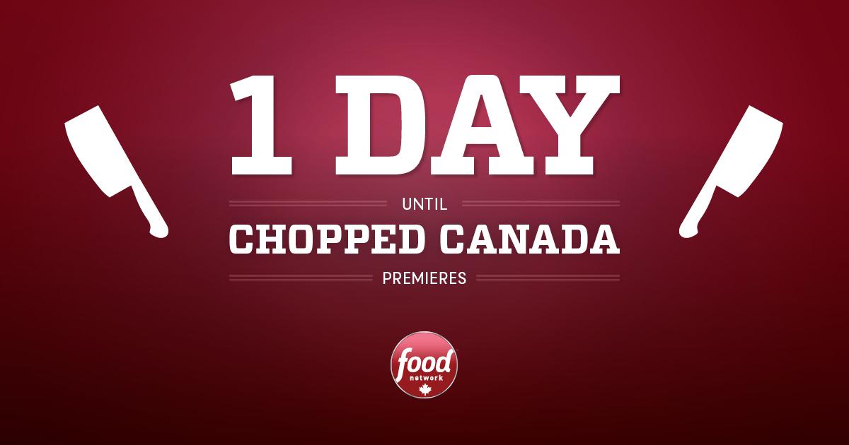 gjkmedia's tweet photo. 4 chefs. 3 courses. 1 chance to win. #ChoppedCanada returns to @FoodNetworkCA on Saturday at 9:00 p.m. ET/PT http://t.co/nMERFNHXwz