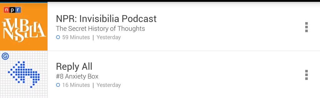 stl_streets's tweet photo. A very interesting pairing if you want to think about thought #meta #invisibilia #replyall #podcasts http://t.co/SXDjQiEtqb