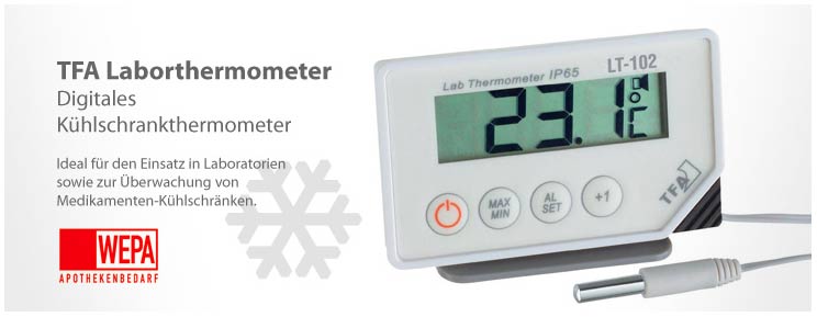 Mit diesem Kühlschrankthermometer überwachen Sie Ihr Kühlgut sicher und zuverlässig.
praxis-lieferant.de/Fuer-die-Praxi…