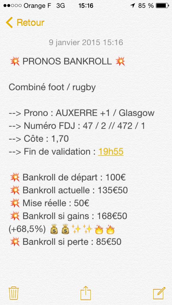 PronosLord's tweet image. 💥 PRONOS BANKROLL DU JOUR 💥

Tout les #RT seront récompenser alors lâcher vous ! 

#ParionsSport #RT #TeamParieur 💥✨🔥