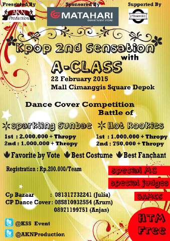 <a href="/sheju_suju/">SHEJU</a> Kpop Dance Competition at Cimanggis Square Depok•22 Febuari•Daftarkan Tim DC mu,Info Cek Fav
