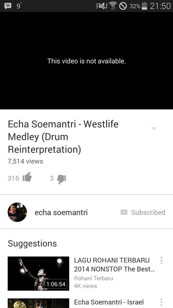 kuntigger's tweet photo. Kak @echasoemantri ada ide ngga kenapa ini ngga available tulisannya?Video kak echa yg lain bisa, cm ini yg g bisaa 😢 http://t.co/XQsTuZaFFC