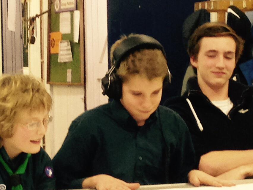 the_shac's tweet photo. @sryhilsradio Shere and Peaslake Scouts getting ready for next week on air. #getscouting #joinus #spacesavailable http://t.co/Z5wMKrB1S2