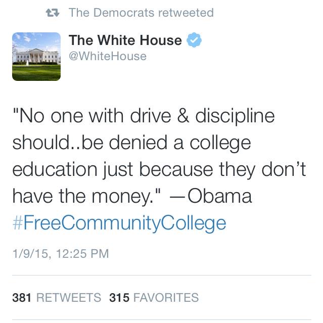 ThanksGov's tweet image. Thanks gov't, somehow my parents never understood that C's actually represented determination. #FreeCommunityCollege