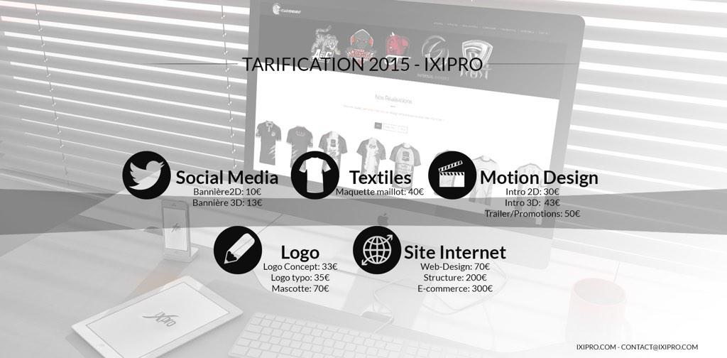 ixipro_web's tweet image. Mise a jour de nos tarifs ! #Ixipro #QualityForYou