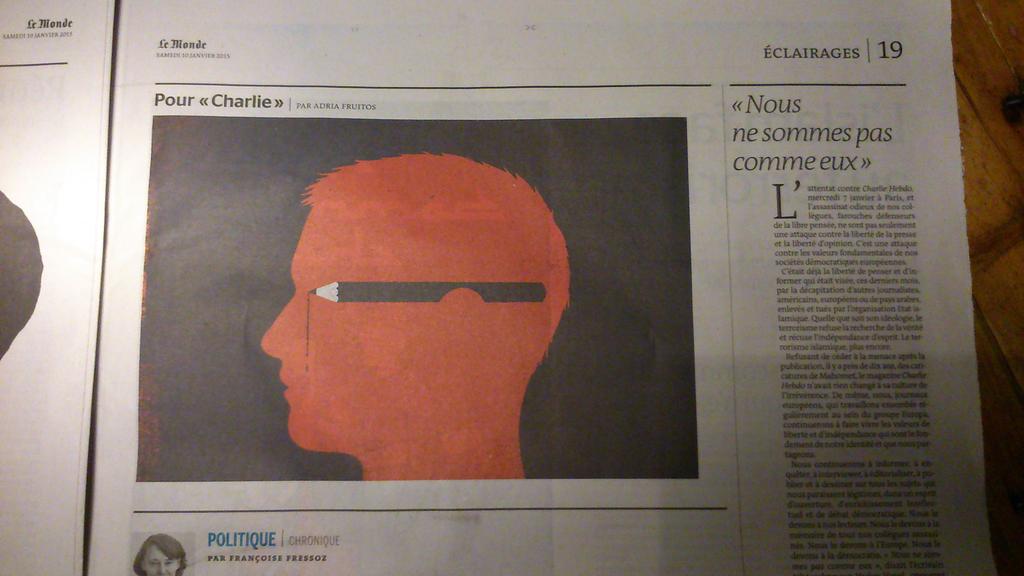 Mon hommage à Charlie dans Le Monde.