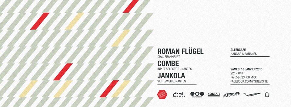 VisiteVisite's tweet photo. @VisiteVisite: TOMORROW : VISITE/VISITE w/ ROMAN FLÜGEL/COMBE/JANKOLA •ALTERCAFÉ•NANTES• https://t.co/T8Ae8bgWbi http://t.co/cR1BX2lNRQ