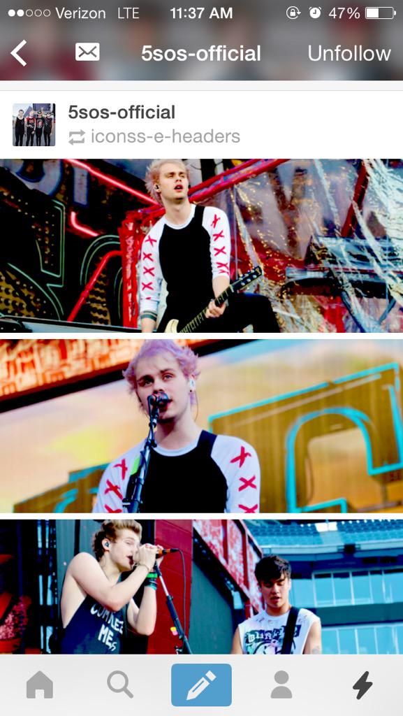 Fivesosonline's tweet image. AYE the official @5sos tumblr REBLOGGED my photos someone made a set of flickr.com/photos/9974919…