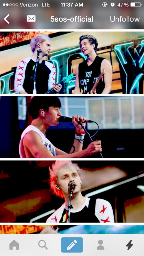 Fivesosonline's tweet image. AYE the official @5sos tumblr REBLOGGED my photos someone made a set of flickr.com/photos/9974919…