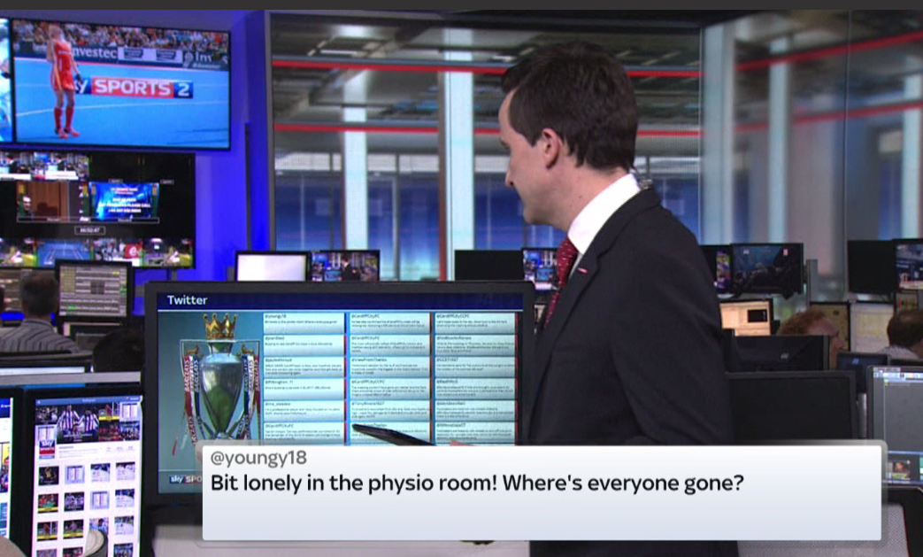 SkySportsNews's tweet image. Louis Van Gaal has said that the whole #MUFC squad is fit. Ashley Young is the only injured player, which led to this