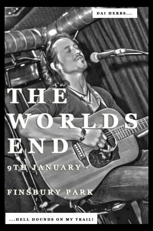 The talented Dai Herbs tonight @ The World's end - Finsbury park <a href="/daiherbs/">Dai herbs</a> #welshsingersongwriter