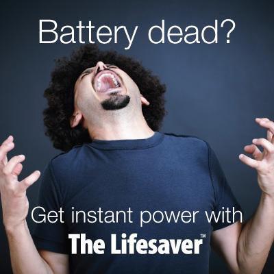 LifesaverPower's tweet photo. Are you still charging up at charging stations? Come get a charge @LifesaverPower booth #74950 at The Sands! http://t.co/Z7JC4HHwwt