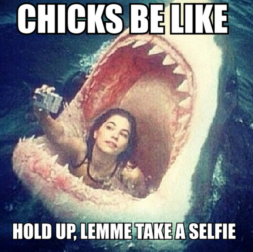 AnnnaaaHS's tweet photo. “@MensHumor: Chicks be like.... http://t.co/mUtIU5l0fm” @NikkieDuran @pollock_erin "never miss an opportunity to outshine the rest"😂