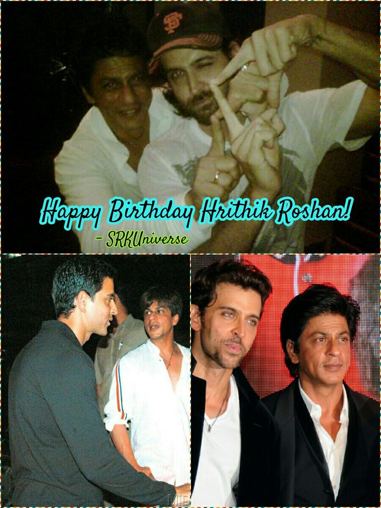 Happy Birthday Hrithik Roshan on behalf of all SRKians. Have a prosperous and happy year!
- 