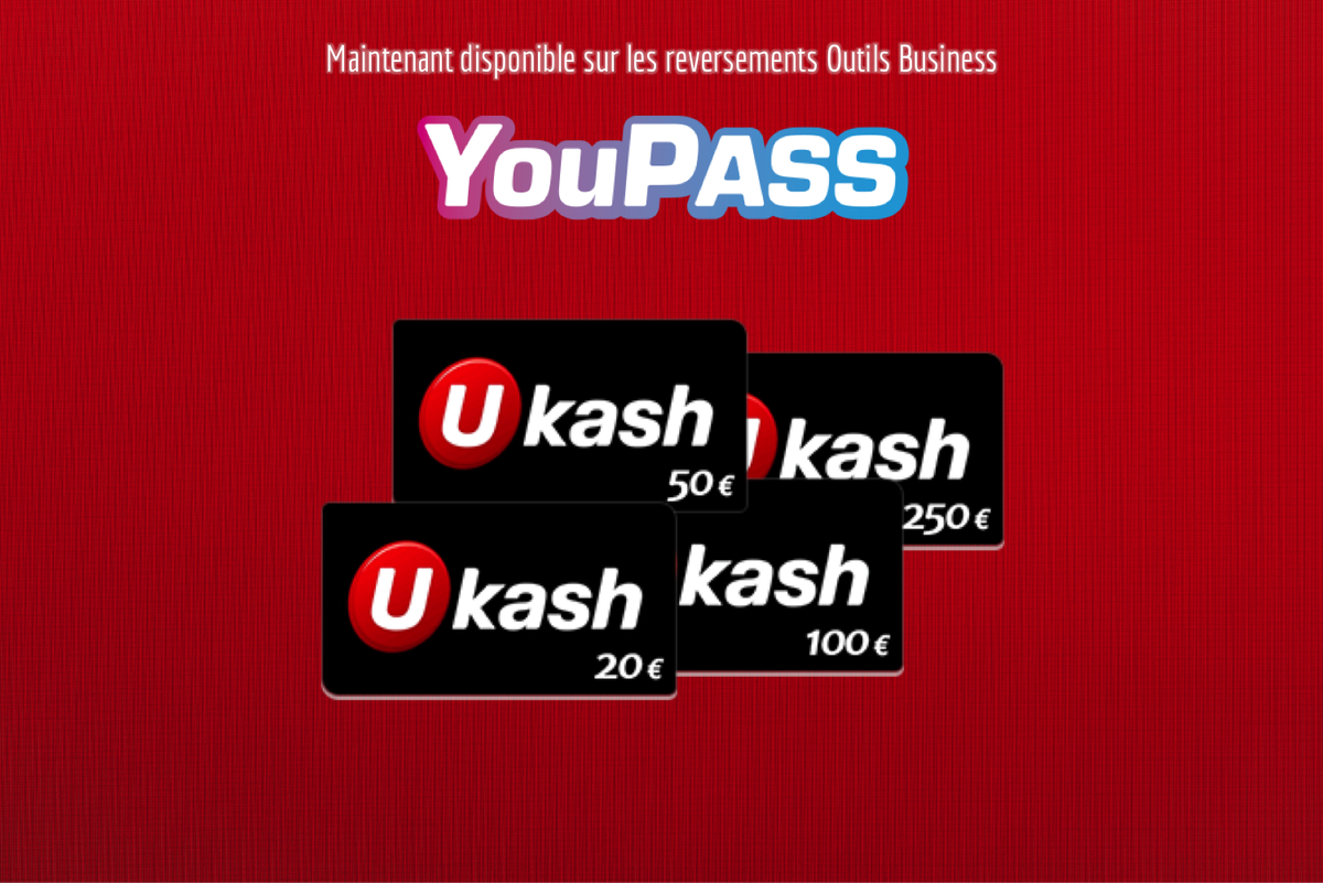 YouPassFR's tweet image. Nouvelle gamme Ukash sur YouPass.com pour les Outils Business ! 🍅💴 5 Codes KDO à gagner parmi les retweets