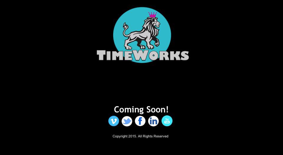 TimeworksMedia's tweet image. #timeworks Próximamente! timeworks.tv