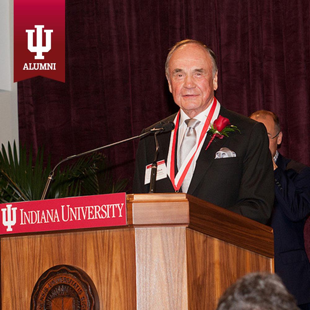 Oh, my! Sportscaster and Distinguished Alumni Service Award recipient Dick Enberg turns 80 today. Happy birthday! 