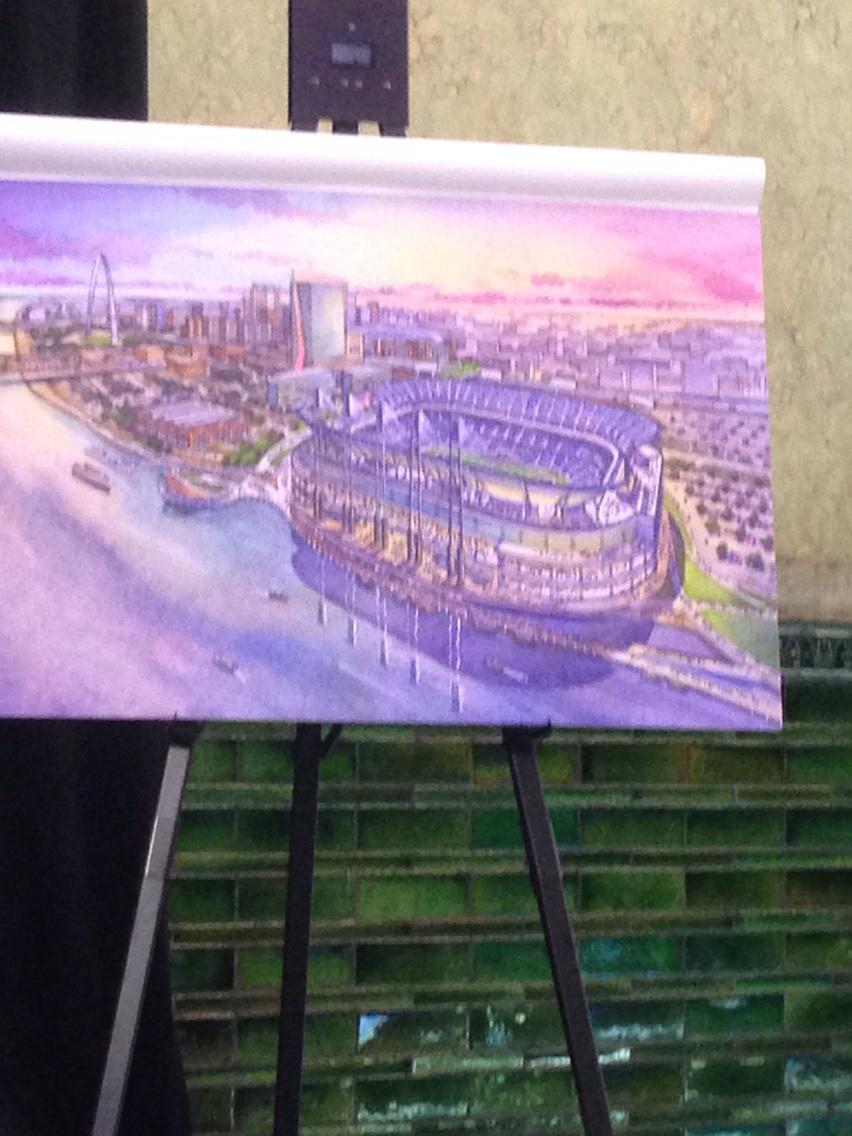 Frank_Cusumano's tweet photo. New Stadium.  #stlnfl @KSDKSports http://t.co/rkMEoAEwic